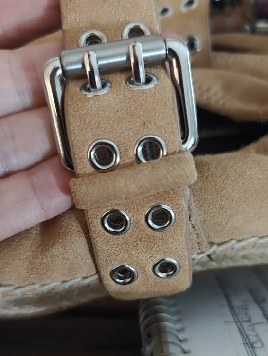 Rag & Bone Anteris tan suede flats with black insole - Picture 4 of 7